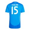 Officiële Voetbalshirt Italië Giorgio Scalvini 15 Thuis EK 2024 - Heren